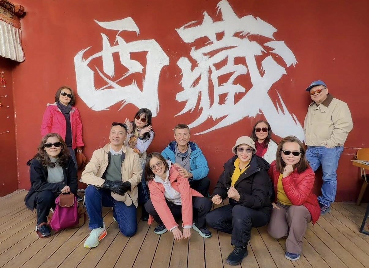 Our tour group in Tibet
